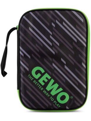 Ovitek za namizno teniški lopar GEWO Single cover Stripes Lime