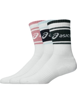 Asics nogavice 3pack asics logo crew sock neptune